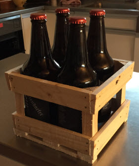 Gift pack - Beer crate and beer.  500mL bottles IPA.